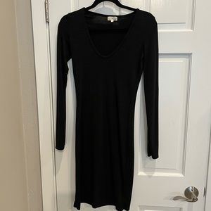 Wilfred Free from Aritzia black dress